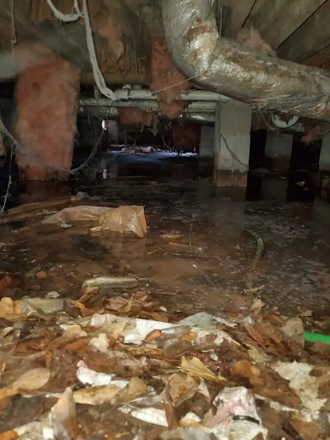 Crawl space flood assessment for Commercial Water Damage Restoration in Grantsville