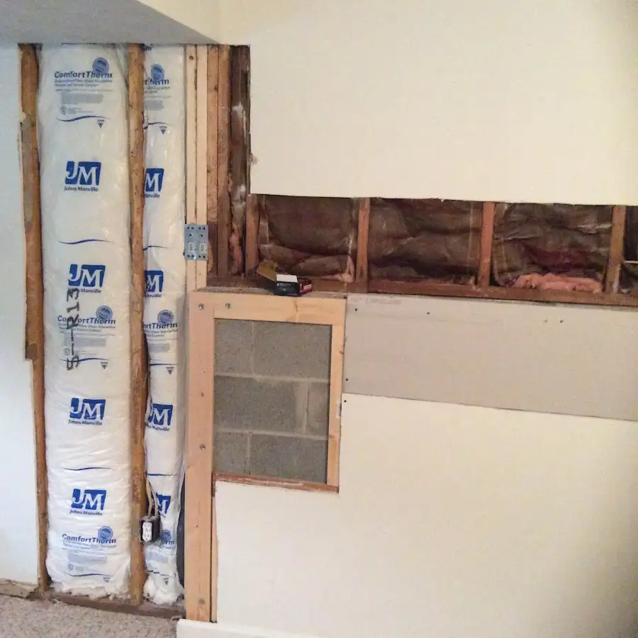 Wall insulation replacement during Contents Cleaning & Restoration in Grantsville